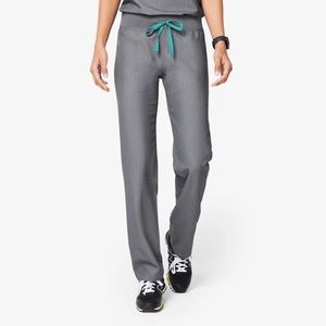 Figs Women’s Petite XXS Livingston Basic Scrub Pants in Graphite